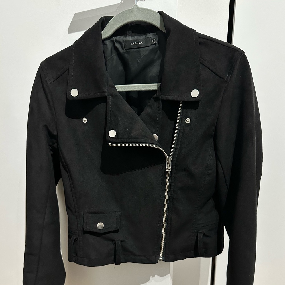 Aritzia (TALULA) - black suede jacket